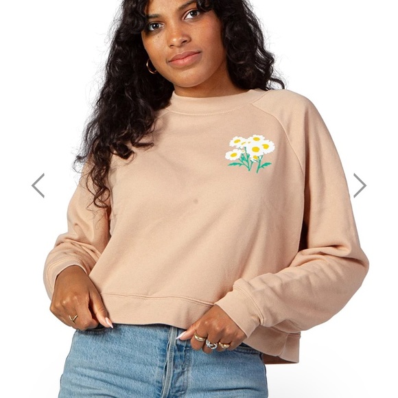 Culk daisy sweatshirt Jen Kindall collab San Francisco design NEW - Picture 7 of 7